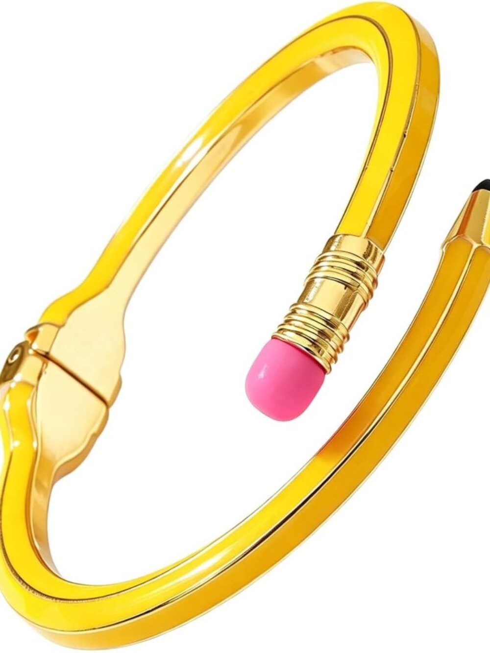 Stylish Pencil Bangle Bracelets for Women - Perfect Teacher Jewelry Gift